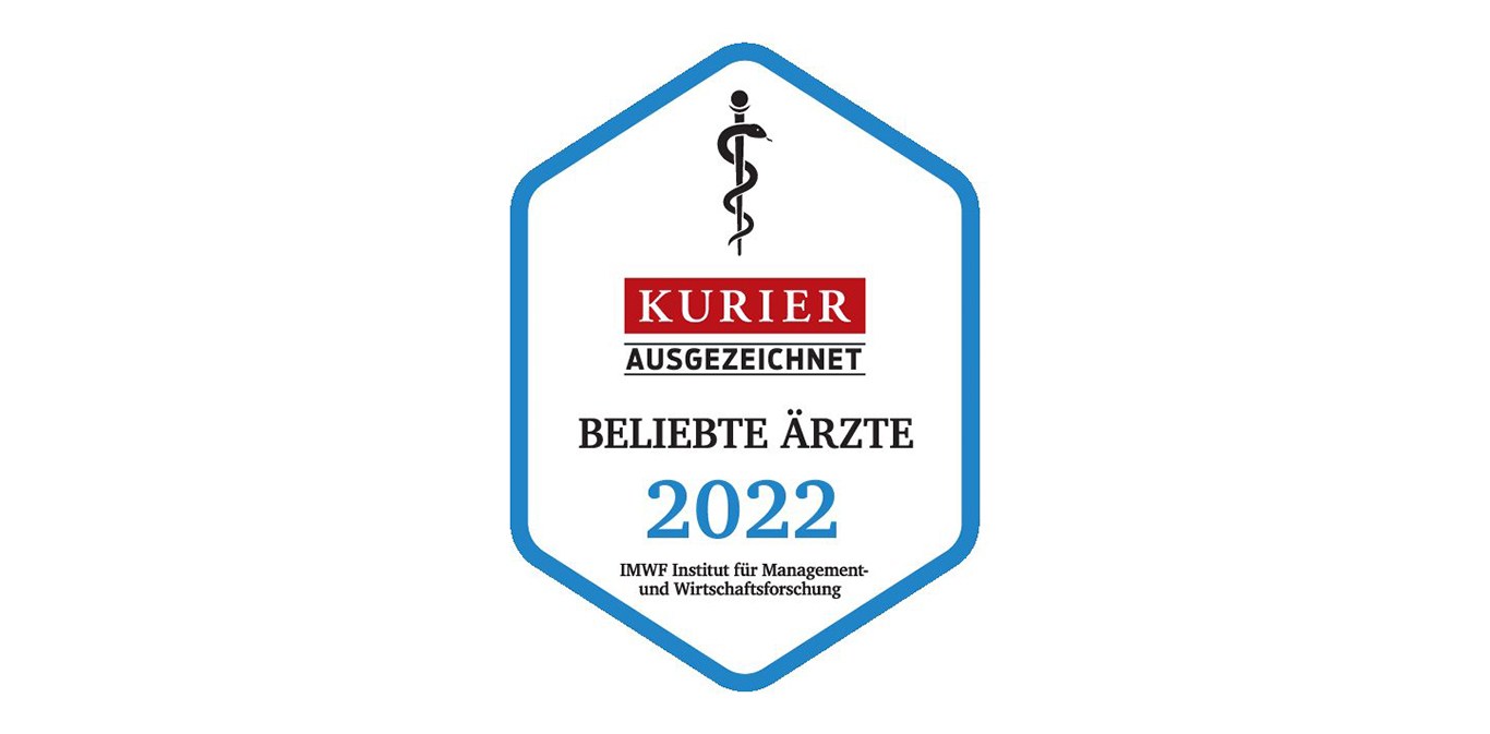 Guetesiegel Beliebteste Ärzte Kurier Dr. Markus Margreiter Wien 2021
